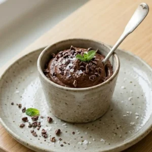 Mousse au chocolat noir grand cru