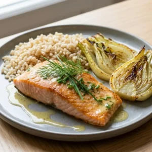 Pavé de truite d’Île-de-France, beurre citronné